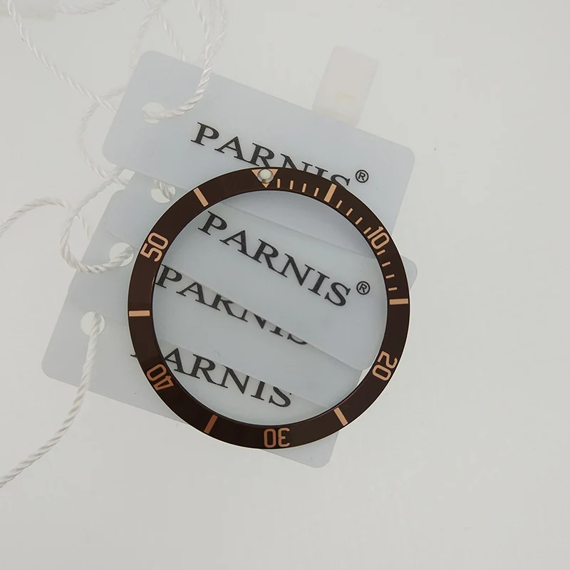 Алюминиевая Вставка для мужских часов Parnis оригинальная модель PA6050 керамическая