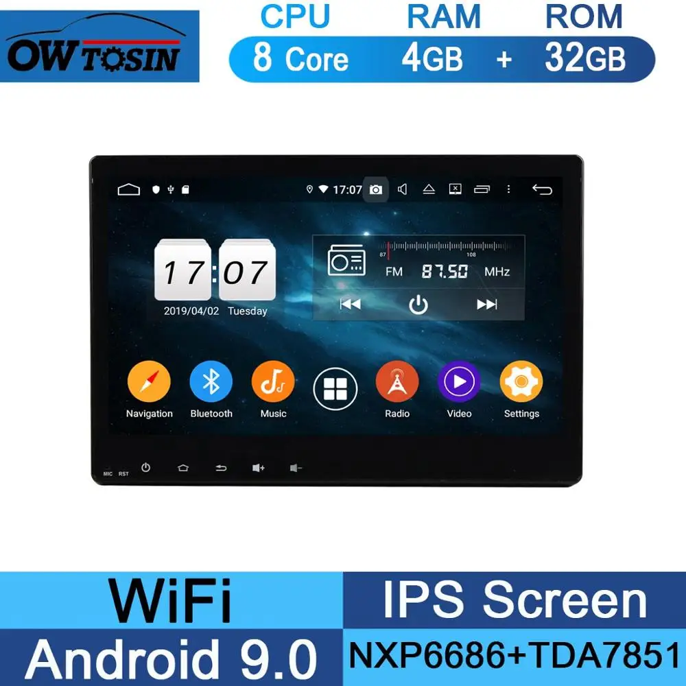 10," ips Android 9,0 8 Core 4G+ 64G Автомобильный dvd-радиоплеер gps для Honda Vezel HR-V вариабельности сердечного ритма XR-V DSP CarPlay - Цвет: 32G