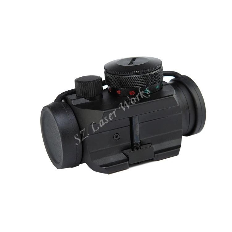Охотничий Тактический прицел Mini 1x22 red green illuninaed dot с 20 мм Weaver Rail Mount для