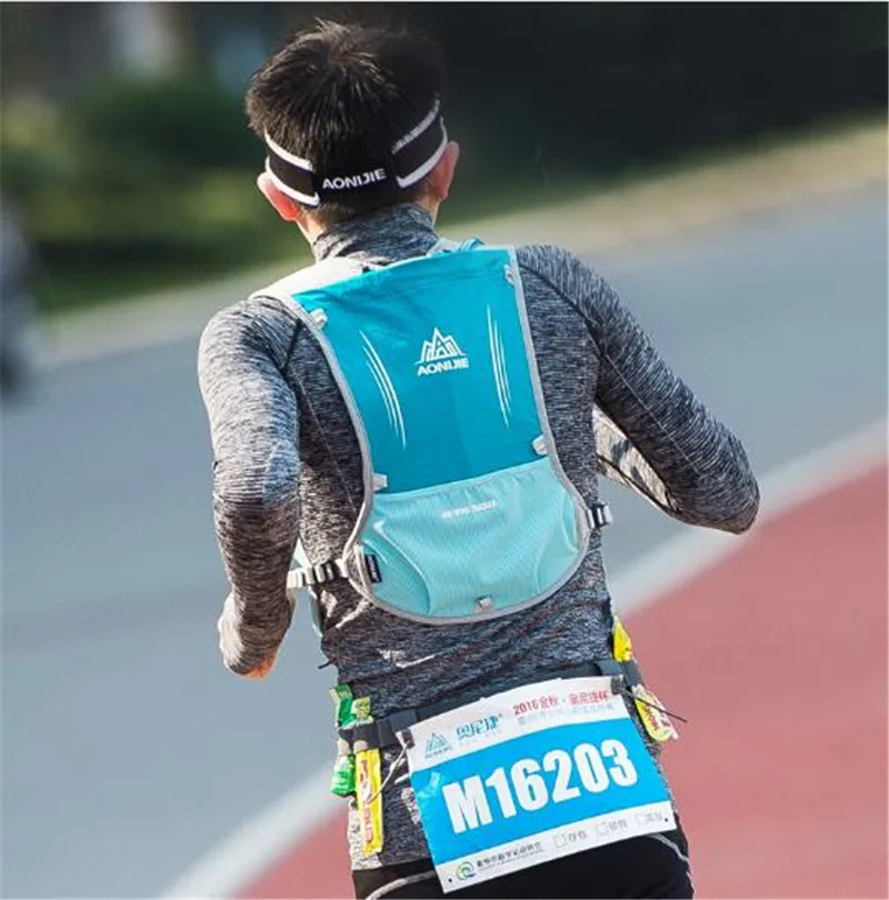 AONIJIE 5L Men Women Outdoor Sports Running Backpack Trail Racing Marathon Hiking Bag Hydration Vest Pack 600ML Kettle | Спорт и