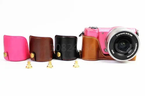 Половинная сумка для цифровой камеры Sony A5000 ILCE 5000 A5100 5100 половинная корпуса Нижняя