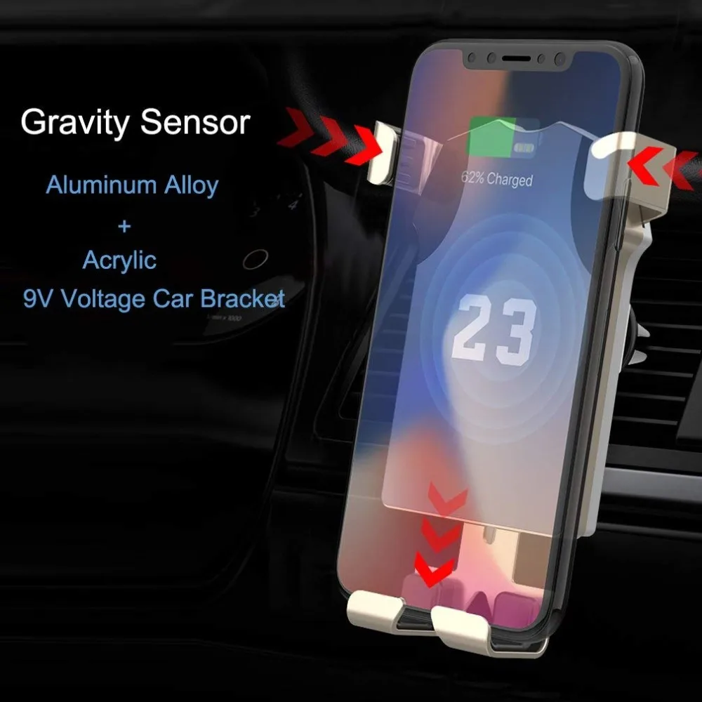 Беспроводное зарядное устройство для iPhone XS XR X 8 Samsung Galaxy S8 Plus Note S7|Беспроводные