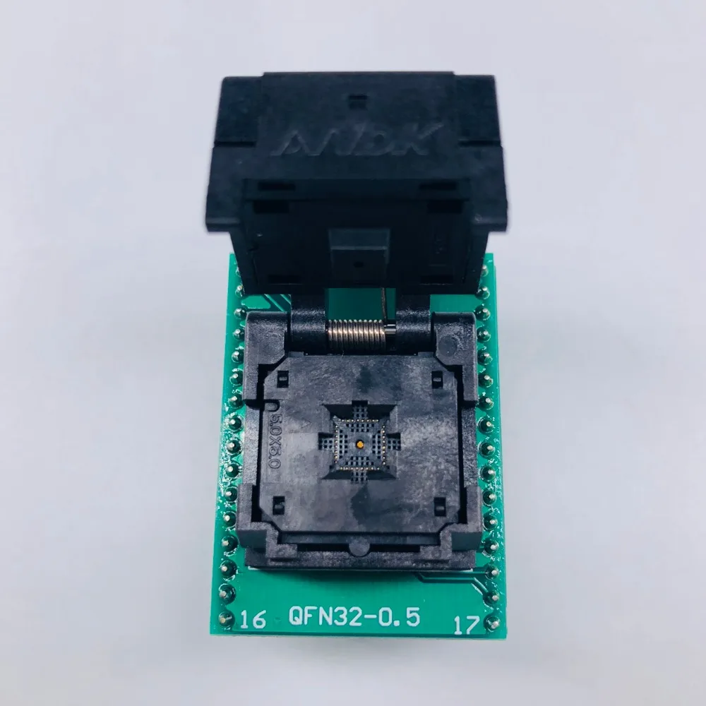 QFN32 MLF32 IC шаг 0 5 Φ розетка для тестирования/программирования размер чипа