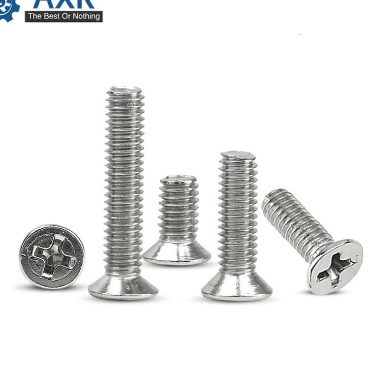 Philips Machine Screw Steel 1000pcs/lot Flat Head Verbus Ripp Bolt M1 M1.2 M1.6 M1.7 M2 M2.5 M2.6 M3 Phillips Stainless &amp |