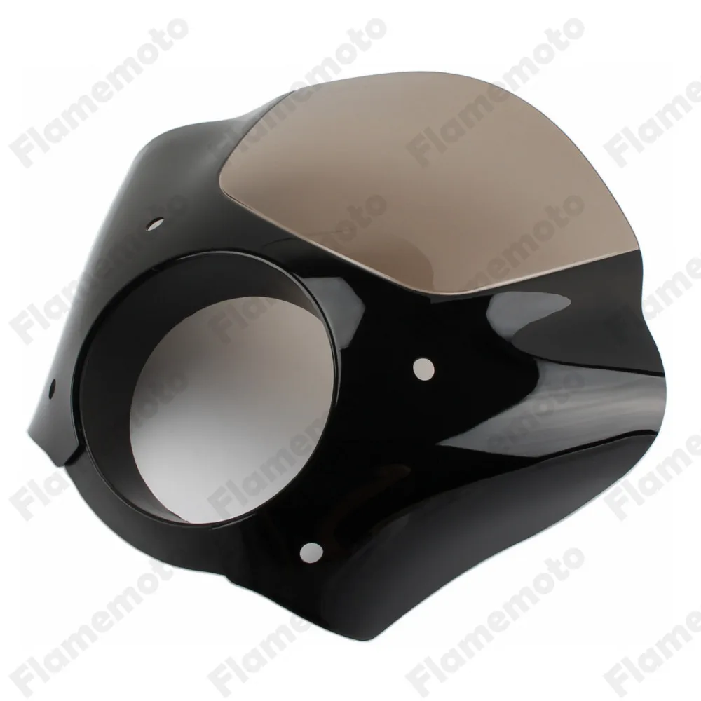 Для Harley Sportster XL883 1200 дымовая мотоциклетная фара обтекатель купольный триггер замок Монтажная фара обтекатель Крышка