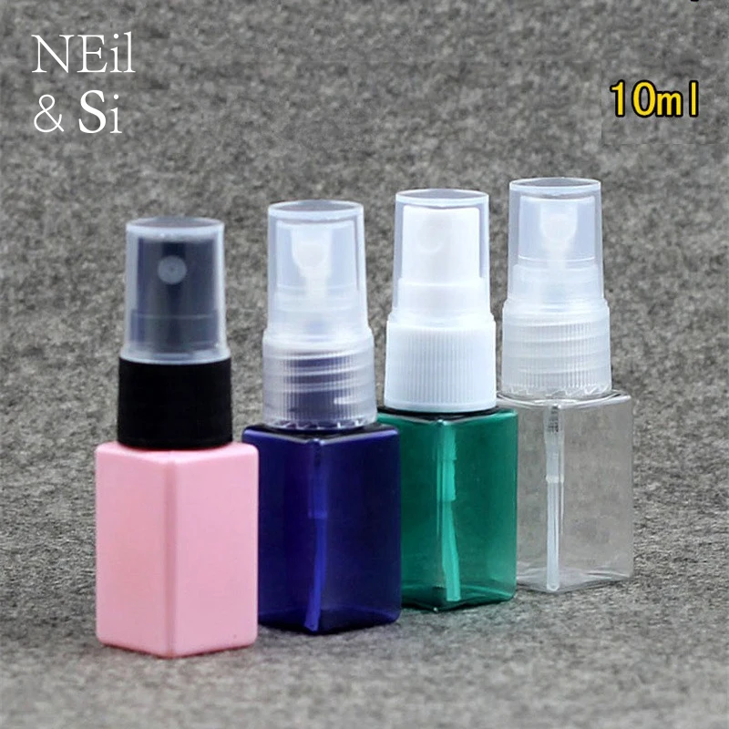 10 мл квадратная пластиковая бутылка-спрей многоразовый женский парфюмерный