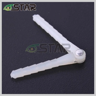 10 штук/лот 6-звездочных суперлегких шарниров на штифте и круглых петель D2.5 x L43мм D4.5XL67мм для газовых/нитро самолетов. Бесплатная доставка.