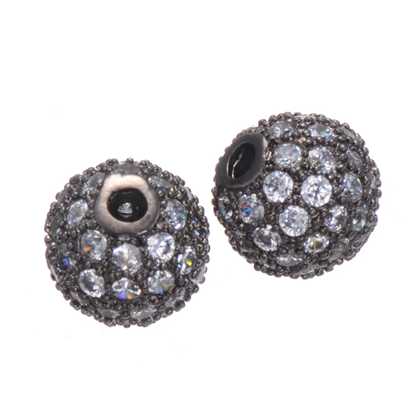 5 шт. поставки ювелирных изделий Сияющий Циркон шар бусины для самостоятельного