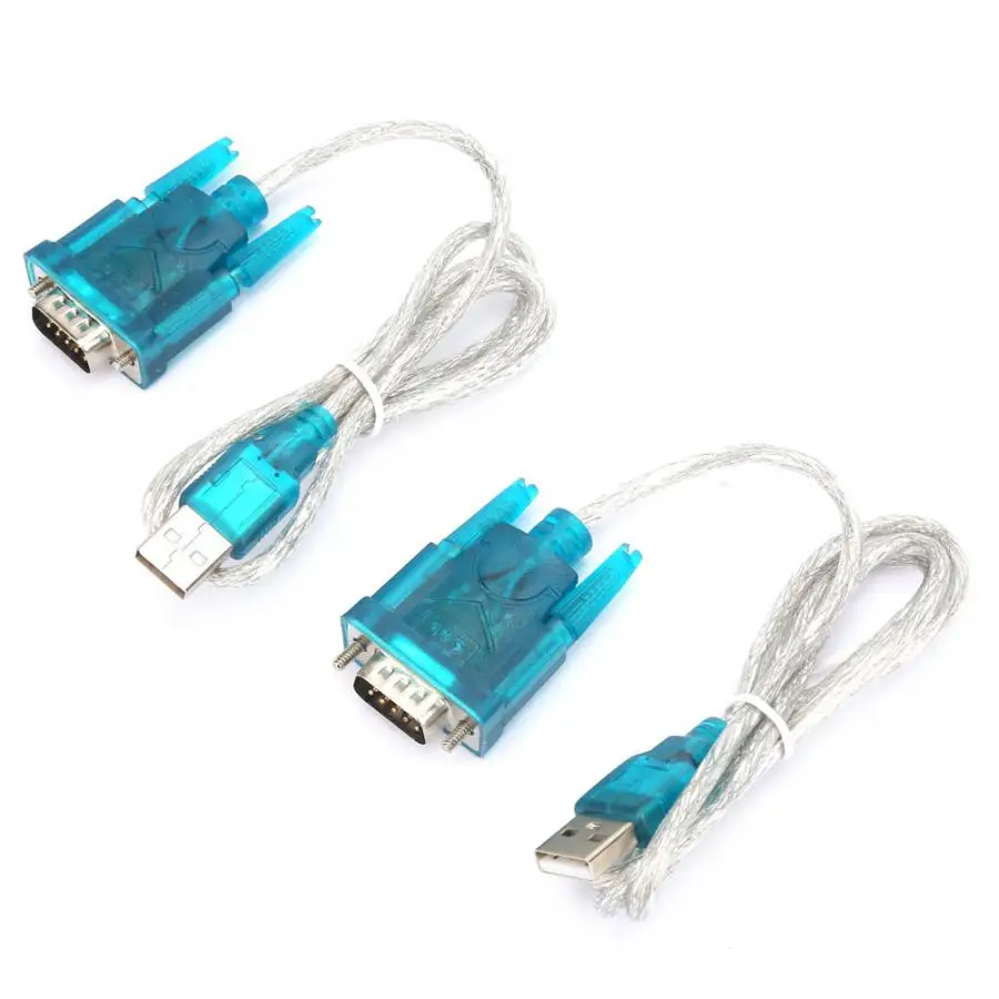 2 шт. HL 340 USB к RS232 адаптер последовательного порта 9 контактный последовательный