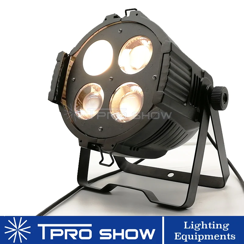 LED PAR COB 4x25 Вт белый цвет регулируемый DMX 512 100 Точечный светильник с затемнением