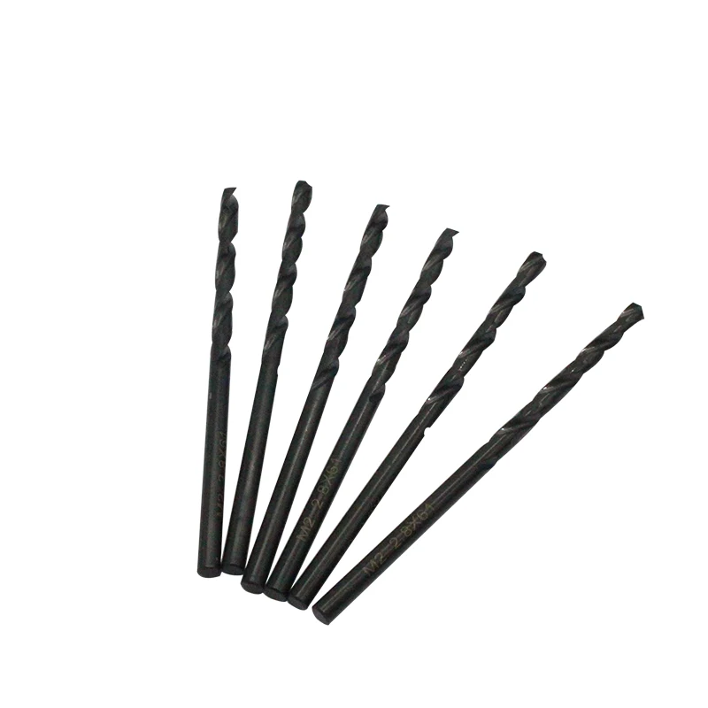 

100PCS 2.8mm Super hard black Cobalt Steel Alloys extended straight shank twist drill high quality