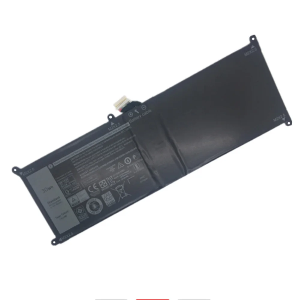 7 6 V 30Wh 7VKV9 оригинальный 9TV5X ноутбук Батарея для DELL Latitude XPS 12 7000 7275 9250|Аккумуляторы