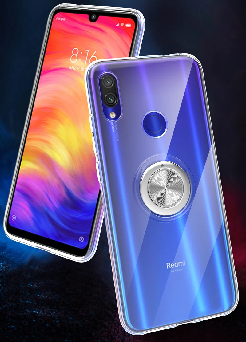Чехол для Redmi 7, чехол для Xiaomi Redmi Note 7, чехол M1901F7C, Роскошный прозрачный силиконовый чехол для Redmi Note 7 Pro, чехол