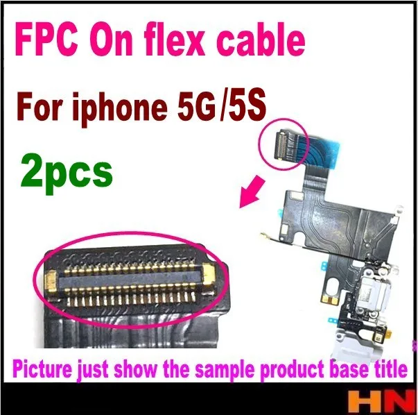 2 шт. гибкий кабель для iPhone с сенсорным ЖК дисплеем|flex button|lcd connectorbutton flex |