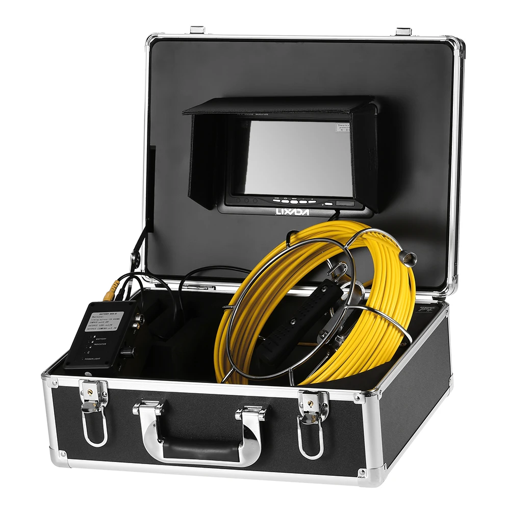 

Подводная рыболовная камера Lixada с ЖК-дисплеем 7 дюймов, рыбопоисковый прибор для обнаружения канализационных труб, водонепроницаемый, 20 м/30 ...