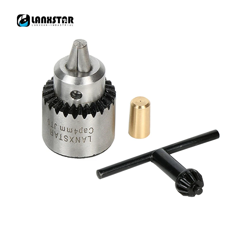 Зажимной ключ Lanxstar Mini JT0 0 3-4 мм с мини-дрелью pcb 1/8 дюйма для двигателя медный вал