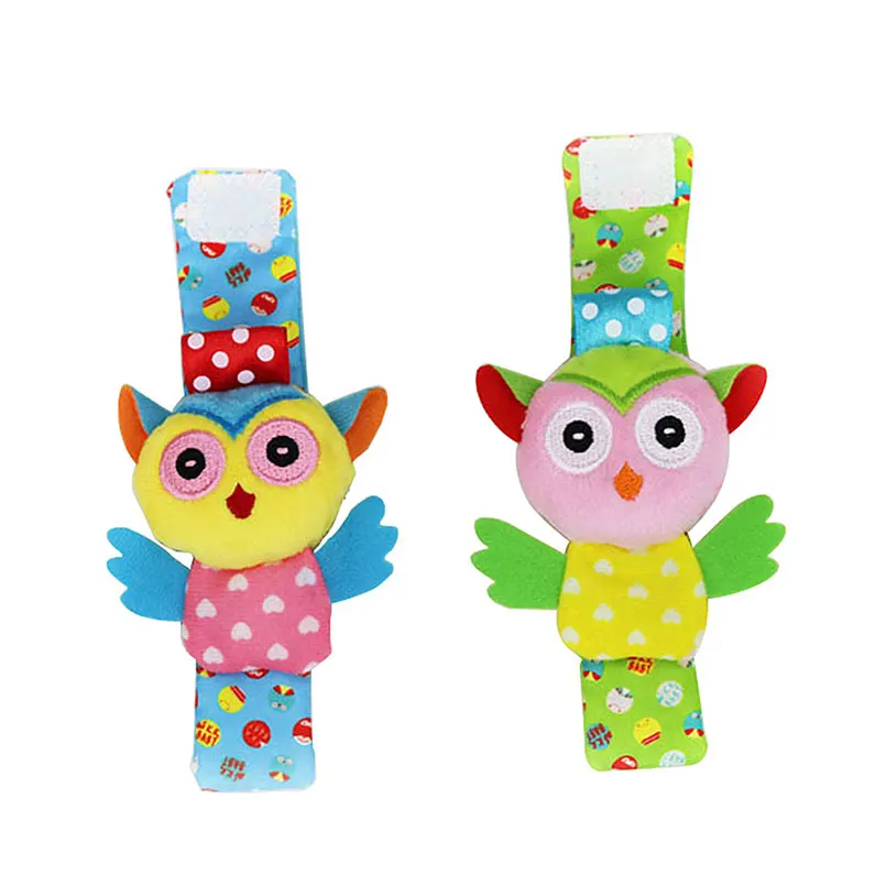 2 шт./компл. детские мягкие плюшевые игрушки в виде животных|hand bell rattle|baby rattlebell rattle