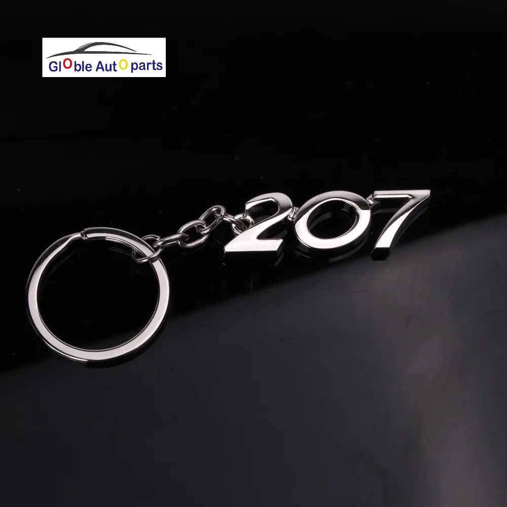 Брелок для ключей от автомобиля с логотипом Peugeot 206 207 301 307 308 408 3008 508 брелок