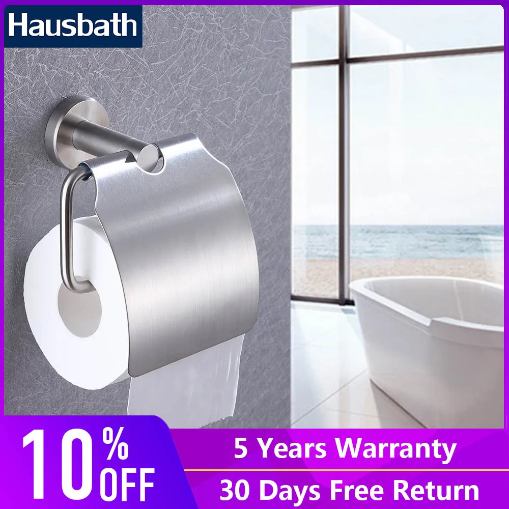 Bathroom Accessories Toilet Paper Holder Wall Mounted Brushed Chrome Polished Fixture Roll Обустройство дома