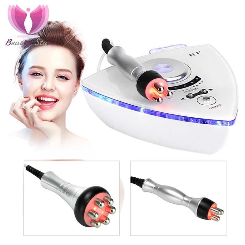 2 Probe Bipolar RF Radio Frequency Facial Machine Body Massager Eye Skin Care Skin Rejuvenation Skin Tightening Wrinkle Removal