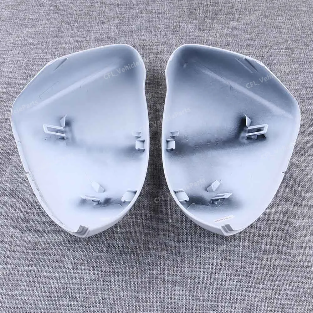 Unpainted Pair Front L R Rearview Side Wing Mirror Cap Cover 5G0857537E 5G0857538E For VW Golf 7 MK7 2013 2014 2015 2016 2017 | Автомобили