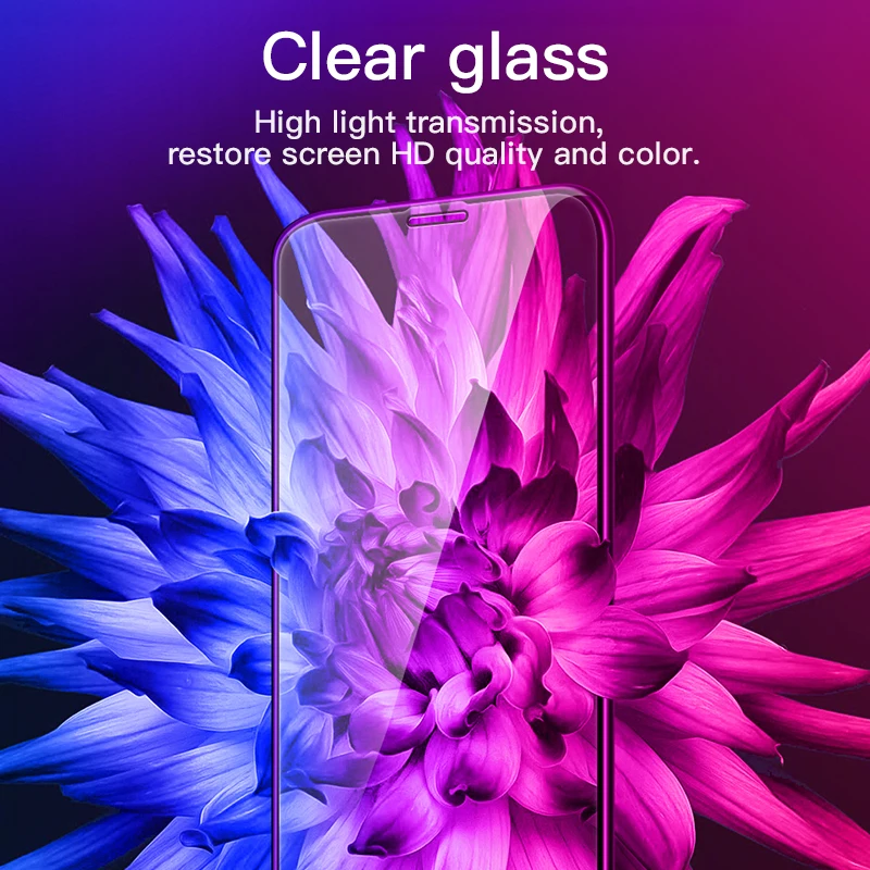 Новинка 2018 закаленное стекло HOCO для Apple iPhone XR Full HD протектор экрана защитный клей