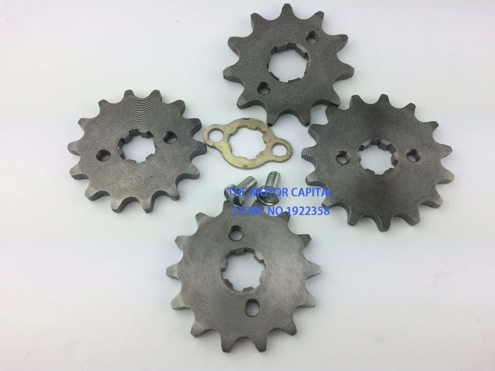 520 10t 11T 12T 13T 14T 15T 16T 17T 18T 19T 20T зуб 20 мм ID передняя Звездочка двигателя подходит питбайк ATV часть мотоцикла