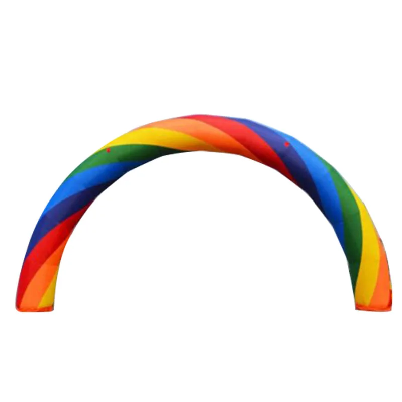 

20ft*10ft D=6M/20ft inflatable Rainbow arch Advertising with blower 220v