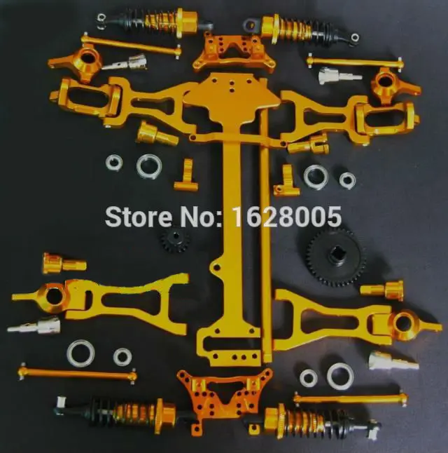 Wltoys A949 A959 A969 A979 K929 1/18 RC автомобильные запчасти золотые металлические детали для