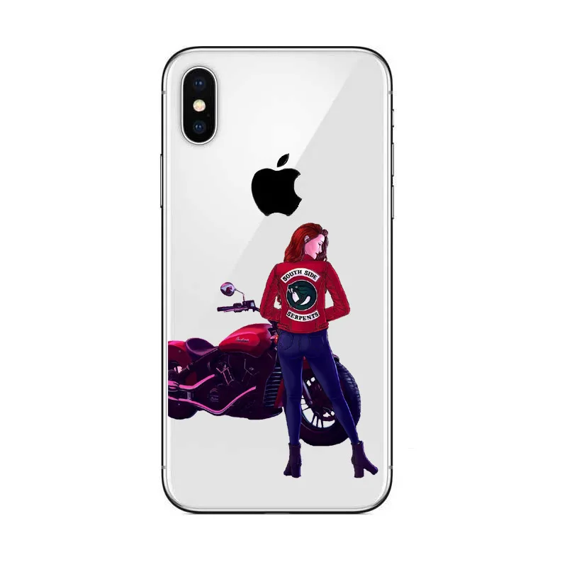American TV Riverdale Jughead Jones Transparent Cell Phone Case for iPhone X XS MAX 6 6s 7 7plus 8 8Plus 5 5S SE XR |