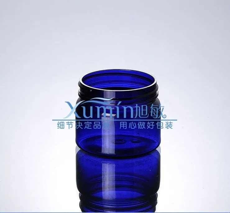 50 мл синяя банка для домашних животных контейнер таблеток пластиковая коробка