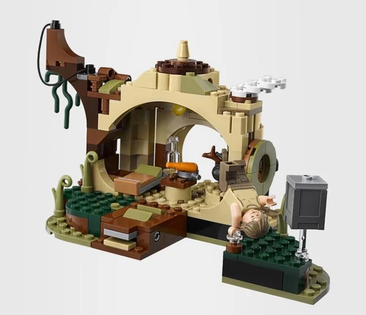 Bela 10904 Звездные войны серии йода хижина Люк Скайуокер R2 D2 строительный блок 241 шт