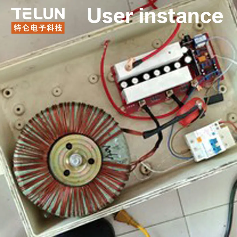 TELUN 1500 Вт 3000 6500 12 В 24 36 48 60 переменного тока 220 чистая Синусоидальная волна высокая
