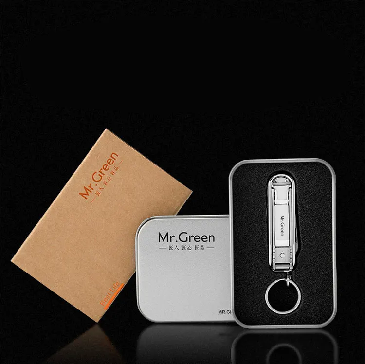 MR. GREEN многофункциональная машинка для стрижки ногтей из нержавеющей стали, пояс для пальцев, ножницы для колец, открывалка для бутылок, плоскогубцы, ножницы