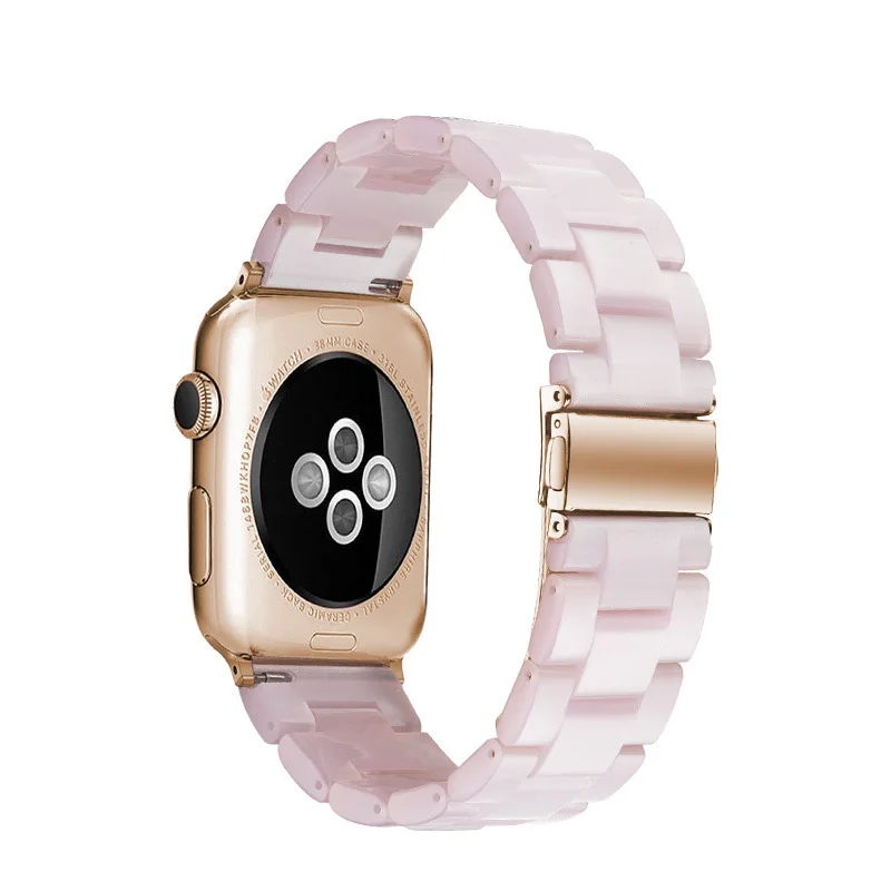 Mdnen имитация Керамика ремешок для наручных часов APPLE Watch версии 3 2 1 42 мм 38 и
