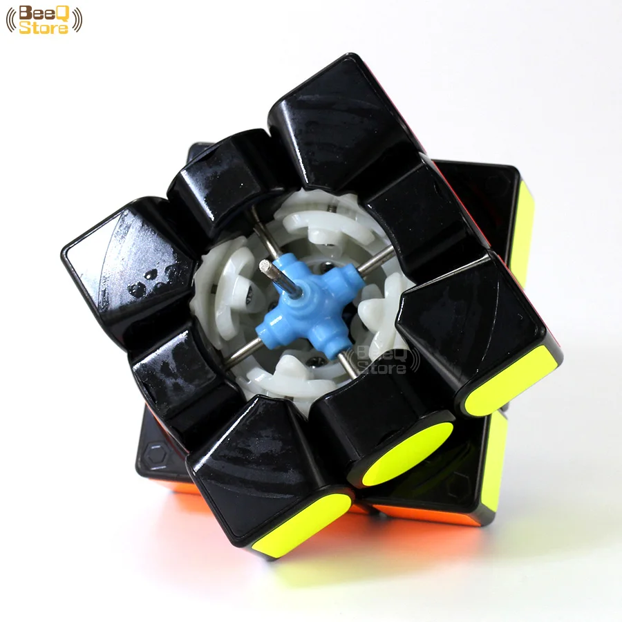 Магнитный магический куб GAN 356 Air SM 3x3x3 speed, профессиональная игрушка-головоломка для детей с магнитными подарочными наклейками