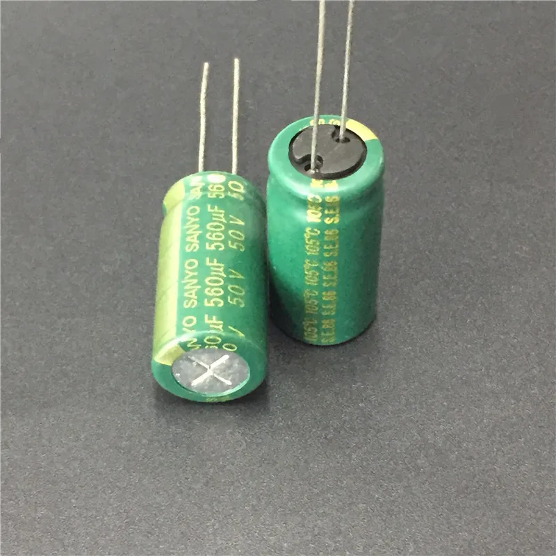 10 шт. 560 мкФ 50V Sanyo AX серии 12 5x25 мм 50V560uF низкое сопротивление долгий срок службы