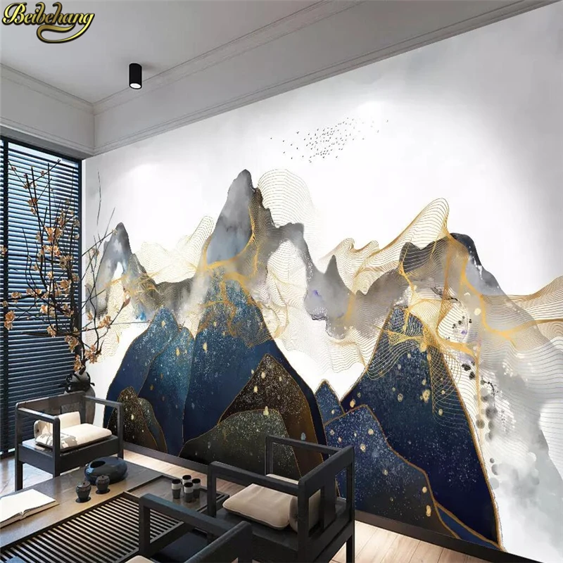 3D обои на заказ настенная картина новый китайский пейзаж Zen Ink гостиная диван ТВ