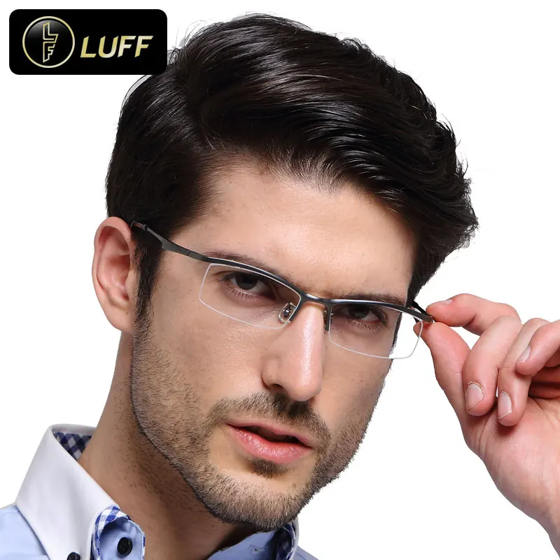 Супер легкий чистый Titanium оправа для очков очки Оптические степень близорукости