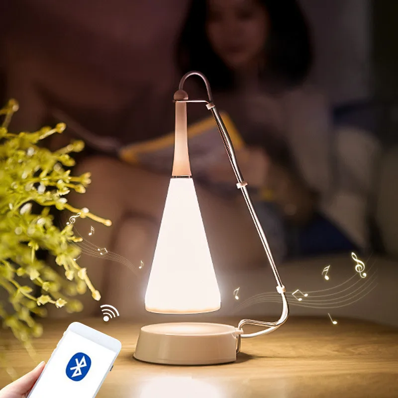 Креативная музыкальная Настольная лампа с Bluetooth светодиодный ночник сенсорным