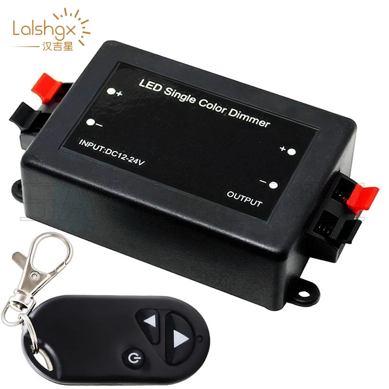

DC12V-24V RF беспроводной пульт дистанционного управления, светодиодный Одноцветный диммер для 5050 3528 одноцветных светодиодный ных лент, осветит...