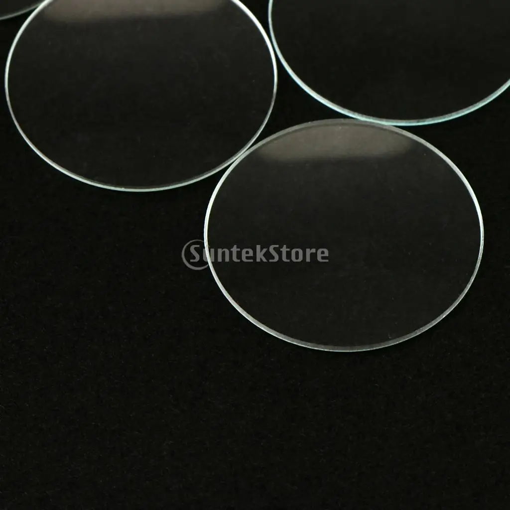 Pack of 20pcs Clear Domed Mineral Glass Watch Lens Parts for Watchmakers 16.5mm-24.5mm