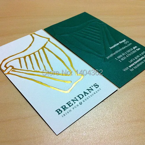 High-grade business cards Custom gold foil gift card printing Business Card Printing gold foil  visit cards