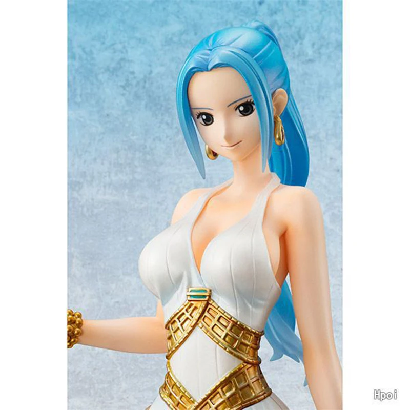 22cm Anime Figure Model ONE PIECE P.O.P DX Princess Nefeltari Vivi Two years later the new world PVC Action Toys chirstmas Doll | Игрушки и