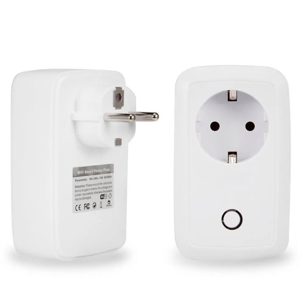Elistooop WIFI Smart Plug Switch Socket EU Audio Control Timing Wireless Outlet Voice Intelligent | Электроника
