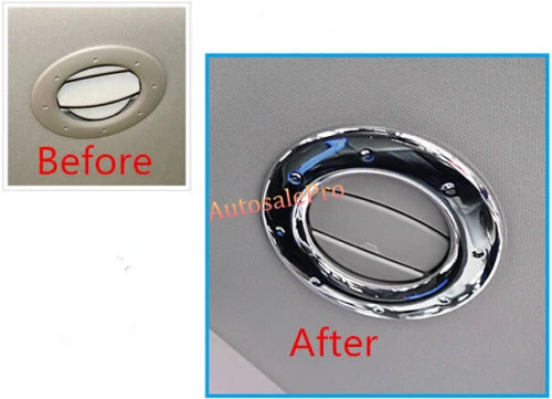 Хромированная внутренняя крыша вентиляционного отверстия крышка выпускного 4