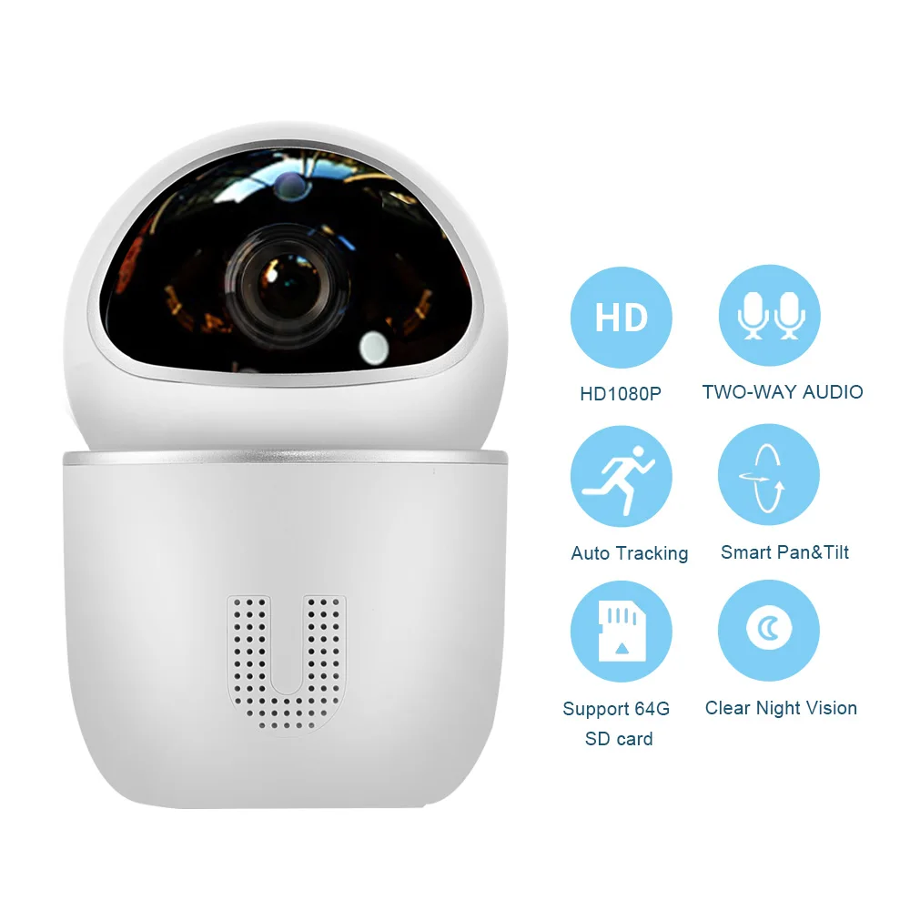 1080P Wifi IP камера облако интеллектуальное автоматическое отслеживание PTZ детская