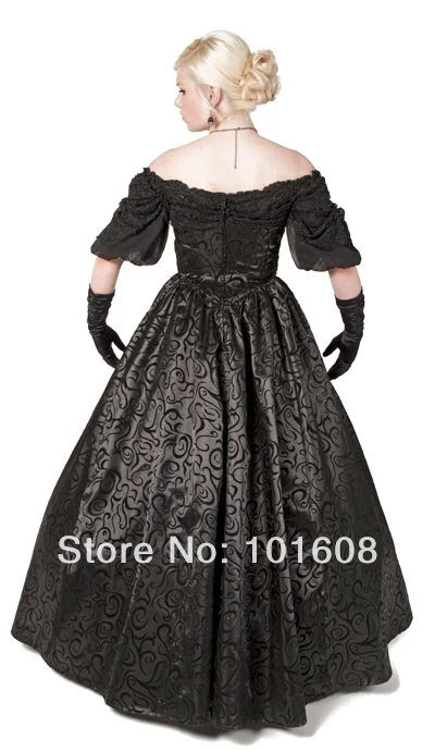 1860S Викторианский готический корсет/бальное платье в стиле Southern Belle для