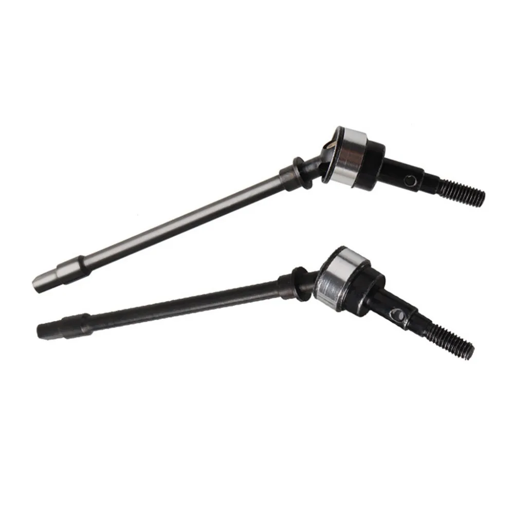 

Yfashion 2PCS Metal RC 1/10 Truck Steel Front Axle CVD Universal Drive Shaft for Axial SCX10 RC Cars