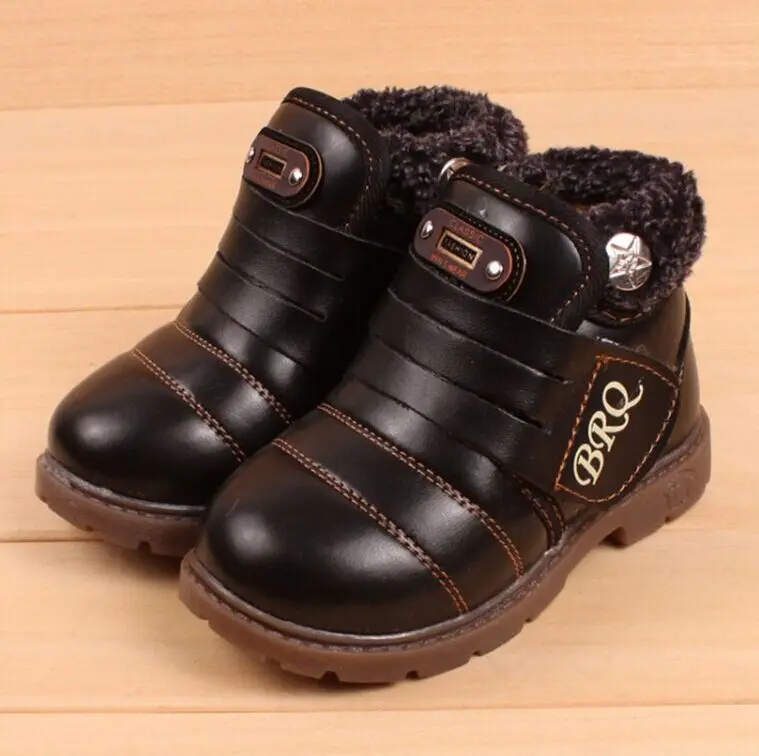 Зимние сапоги для детей теплые хлопка обувь зима тканей толстый детская размер 21